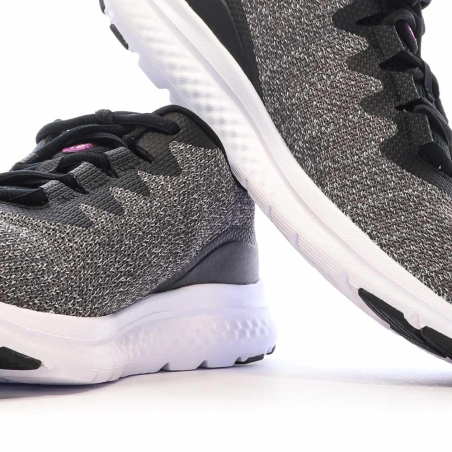 Chaussures de running Grises/Violettes Femme Under Armour Charged