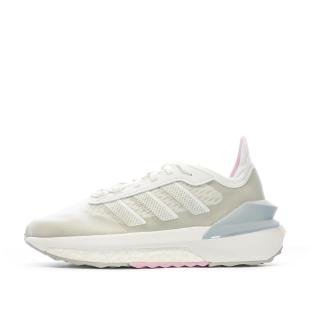 Chaussures de Running Blanc/Gris Femme Adidas Avryn