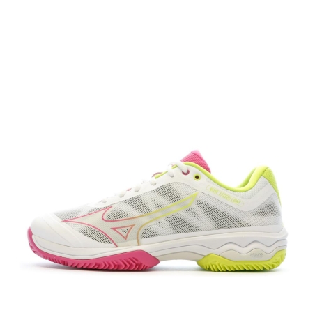 Chaussures de Padel Blanche Femme MizunoWave Exceed Light