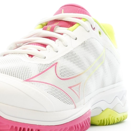 Chaussures de Padel Blanche Femme MizunoWave Exceed Light