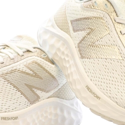 Chaussures de Running Blanche/Doré Femme New Balance Fresh Foam Arishi