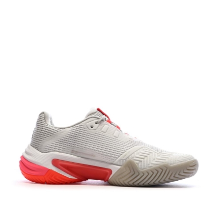 Chaussures de tennis Blanches/Roses Femme Adidas Barricade