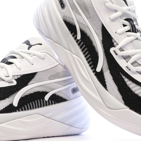 Chaussures de Basketball Blanche/Noir Homme Puma All-pro Nitro
