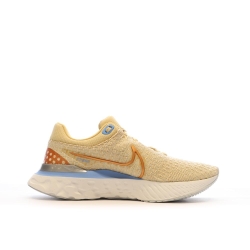 Chaussures de Running Beiges Femme Nike React Infinity Run FK 3