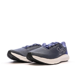 Chaussures de Running Noire/Bleu Femme Under Armour Charged Pursuit