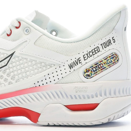 Chaussures de Tennis Blanches Femme Mizuno Wave Exceed Tour