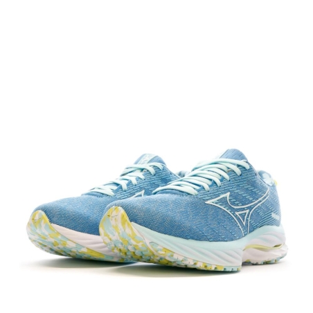 Chaussures de Running Bleu Femme Mizuno Wave Rider