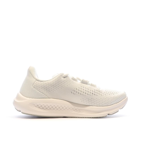 Chaussures de Running Blanches Femme Under Armour Charged Pursuit