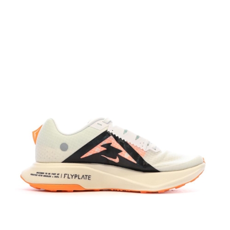 Chaussures de trail Blanches/Noires/Oranges Femme Nike Zoomx Ultrafly