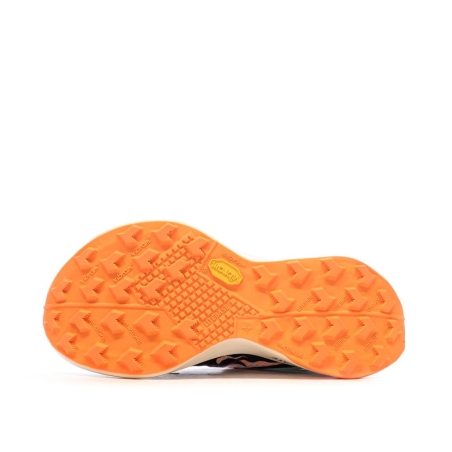 Chaussures de trail Blanches/Noires/Oranges Femme Nike Zoomx Ultrafly