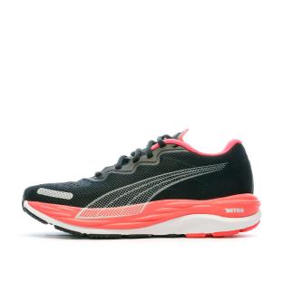 Chaussures de Running Noir/Rose/Blanc Femme Puma Velocity Nitro 2