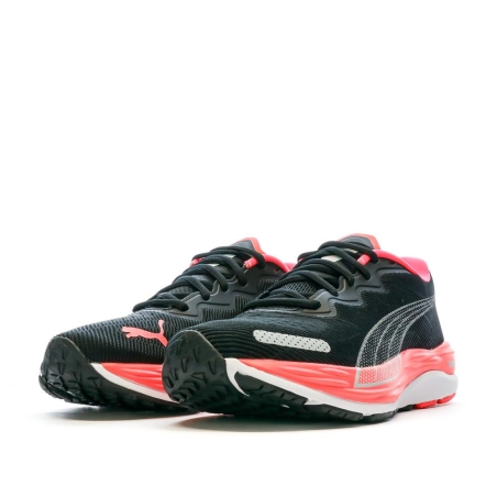 Chaussures de Running Noir/Rose/Blanc Femme Puma Velocity Nitro 2