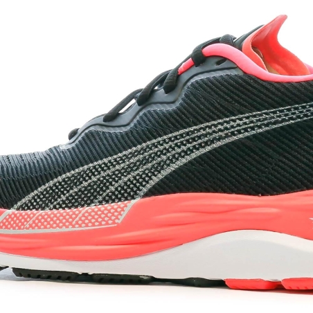 Chaussures de Running Noir/Rose/Blanc Femme Puma Velocity Nitro 2