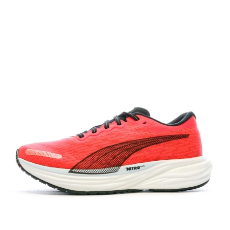 Chaussures de Running Rose Fuchsia Femme Puma Deviate Nitro 2