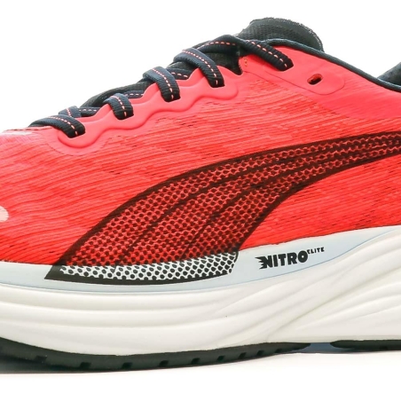 Chaussures de Running Rose Fuchsia Femme Puma Deviate Nitro 2