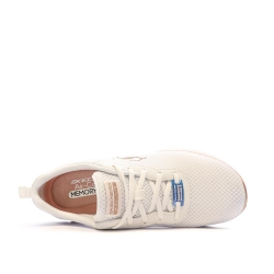 Chaussures de Sport Blanc/Or-Rose Femme Skechers Flex Appeal