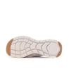 Chaussures de Sport Blanc/Or-Rose Femme Skechers Flex Appeal