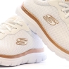 Chaussures de Sport Blanc/Or-Rose Femme Skechers Flex Appeal