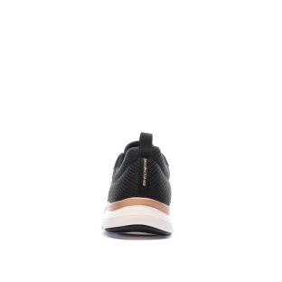 Chaussures de Sport Noir/Or-Rose Femme Skechers Flex Appeal