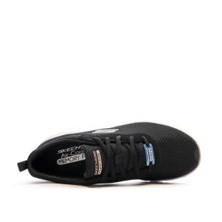Chaussures de Sport Noir/Or-Rose Femme Skechers Flex Appeal
