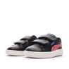 Baskets Noires/Rouges Garçon Puma Smash 3.0