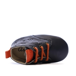 Chaussons Marines/Rouges Garçon Aster Layas