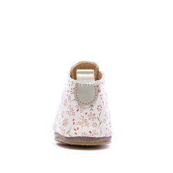 Chaussons Blanc à Fleurs Fille Aster Layas