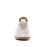 Chaussons Blanc à Fleurs Fille Aster Layas