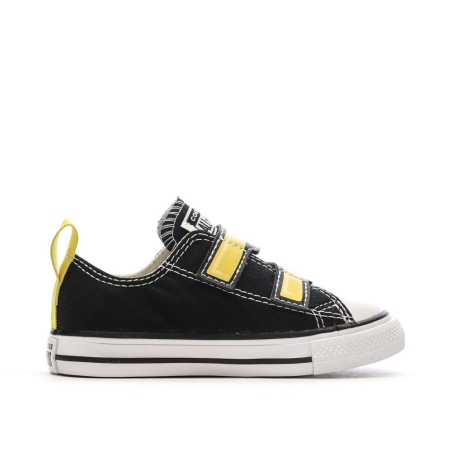 Baskets Noires/Jaunes Garçon Converse All Star Electric