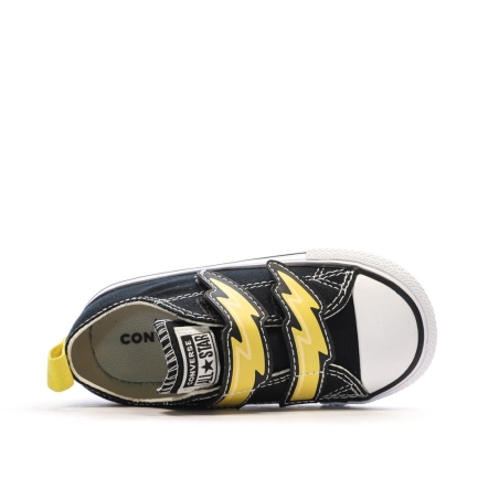 Baskets Noires/Jaunes Garçon Converse All Star Electric