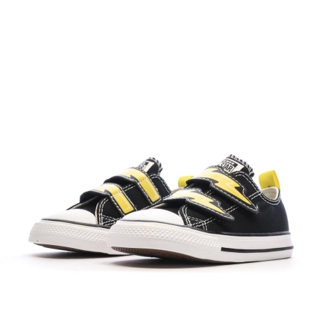 Baskets Noires/Jaunes Garçon Converse All Star Electric