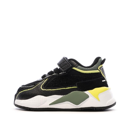 Baskets Noires/Jaunes Garçon Puma Spongebob