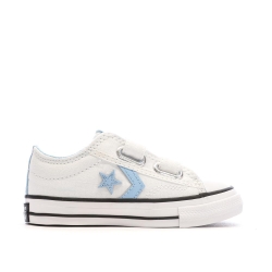 Baskets Blanc/Bleu Garçon Converse Star Player Easy