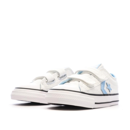 Baskets Blanc/Bleu Garçon Converse Star Player Easy
