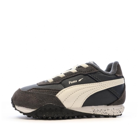 Baskets Noir Garçon Puma Rider