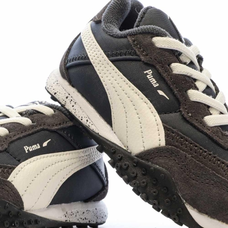 Baskets Noir Garçon Puma Rider