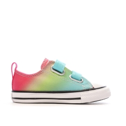 Baskets Bleu/Vert/Rose Fille Converse All Star Easy