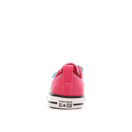 Baskets Bleu/Vert/Rose Fille Converse All Star Easy