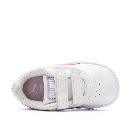 Baskets Blanche Fille Puma Carina 3.0 Blurry Dr