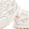 Baskets Blanches/Rose Fille Reebok Classic Leather 100069854