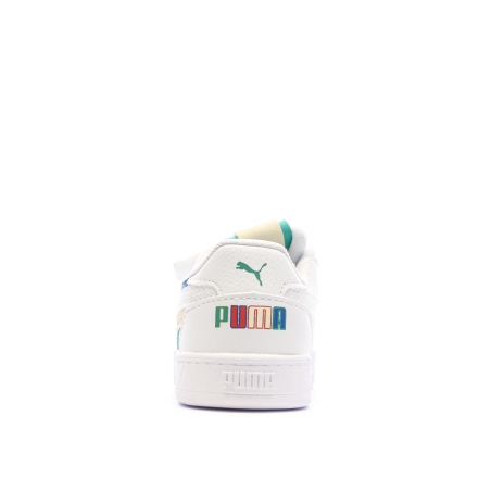 Baskets Blanches/Vert/Marine Garçon Puma Caven 2.0 Ready