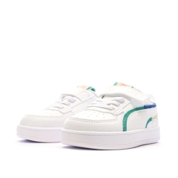Baskets Blanches/Vert/Marine Garçon Puma Caven 2.0 Ready