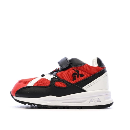 Baskets Noir/Rouge Garçon Le Coq Sportif Lcs R850 Inf