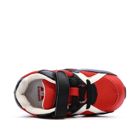 Baskets Noir/Rouge Garçon Le Coq Sportif Lcs R850 Inf