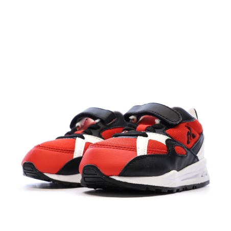 Baskets Noir/Rouge Garçon Le Coq Sportif Lcs R850 Inf