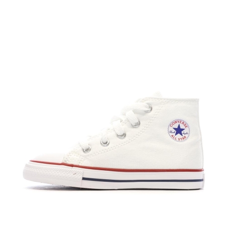 Baskets Blanches Garçon/Fille Converse Chuck Taylor All Star 7J253C