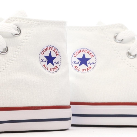 Baskets Blanches Garçon/Fille Converse Chuck Taylor All Star 7J253C