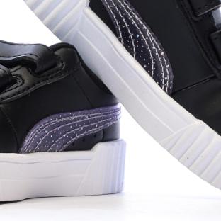 Baskets Noir Fille Puma Carina 3.0 Blurry Dr