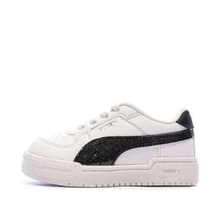 Baskets Blanche/Noir Fille Puma Ca Pro Jewel