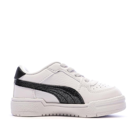 Baskets Blanche/Noir Fille Puma Ca Pro Jewel
